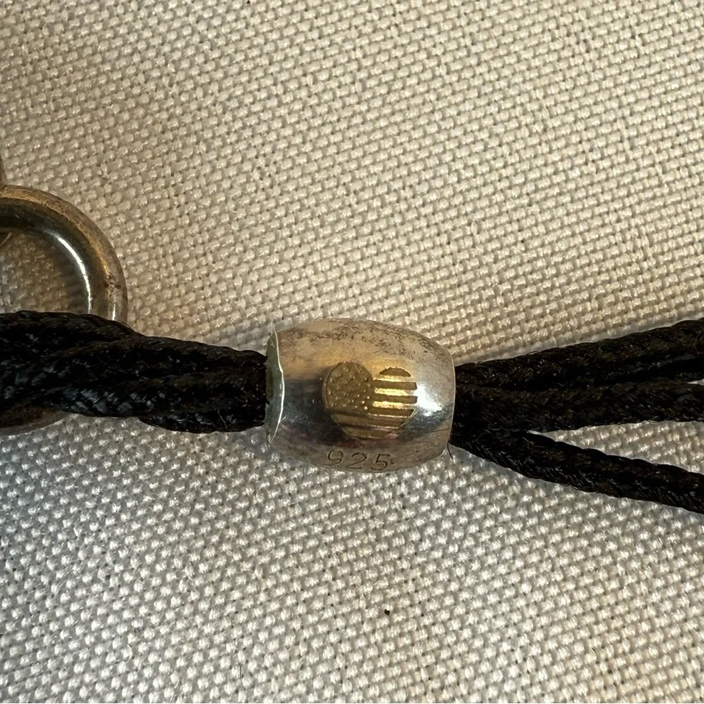 Alex and Ani Soccer Pull Cord Bracelet